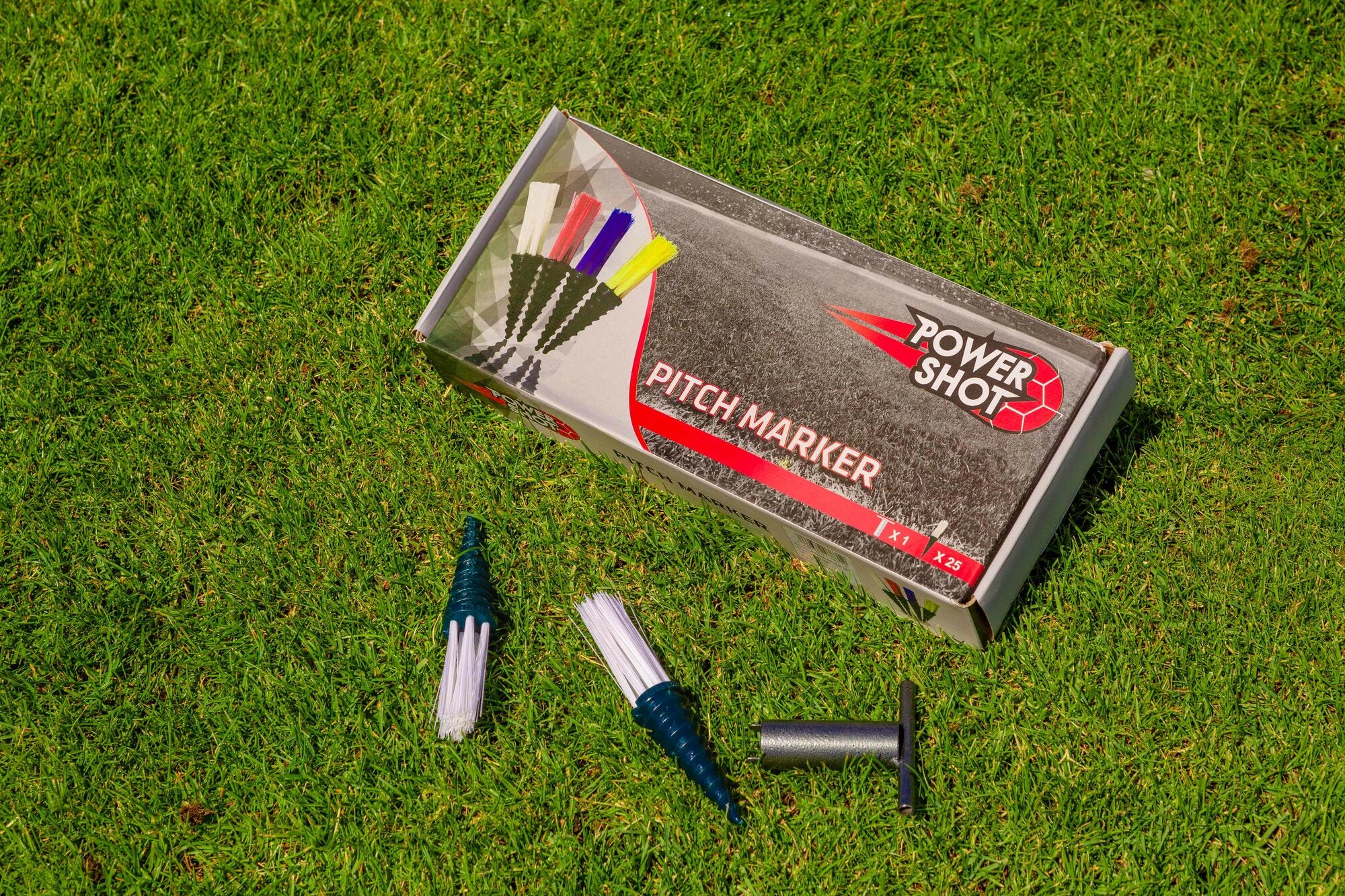 Powershot PITCHMARKER Markierungshilfe - 25er Set + Eintriebshilfe - Image 3