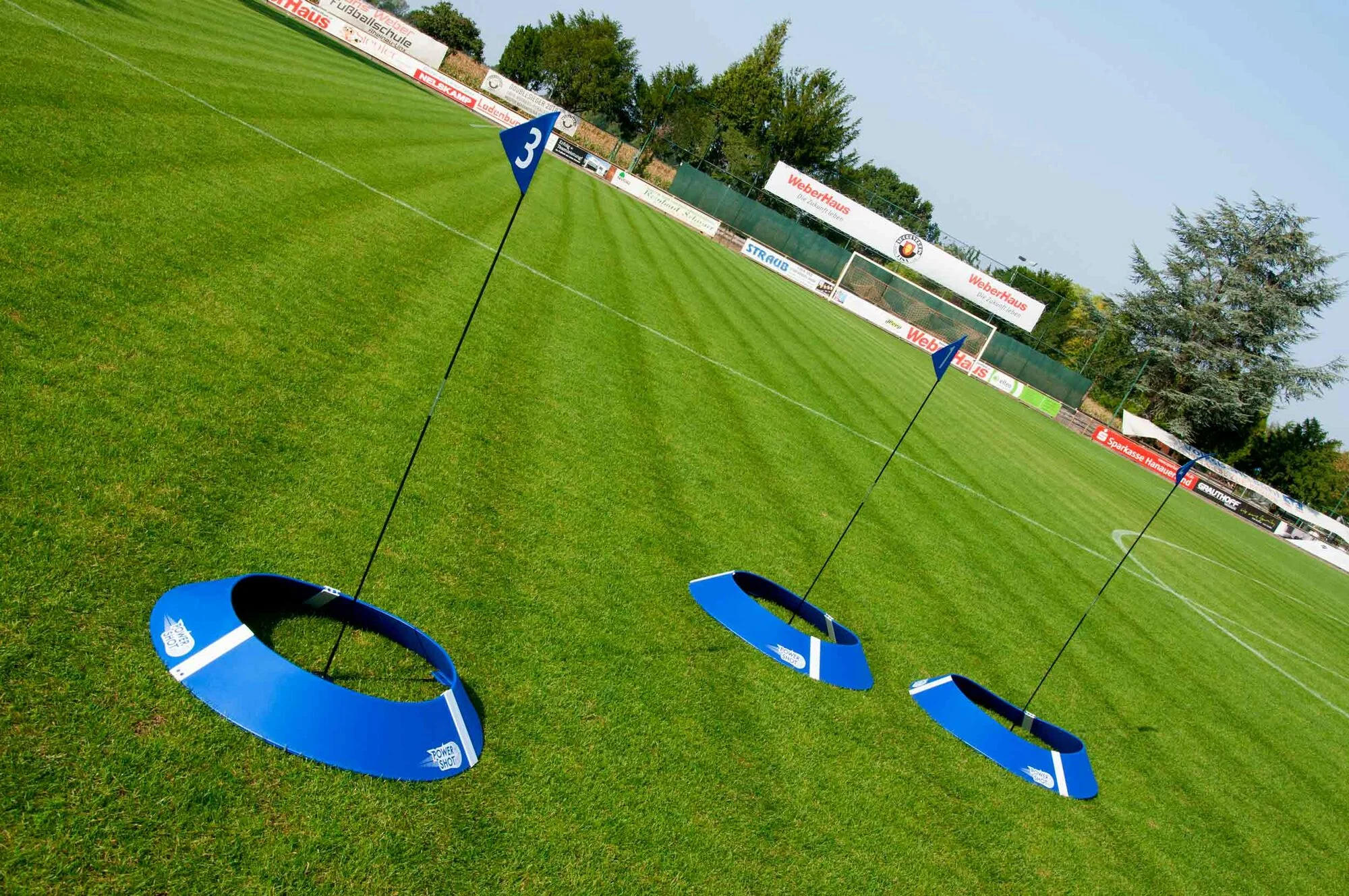 Powershot 3er-Set Fußballgolf-Ziele mit Lichtsensoren - Image 3