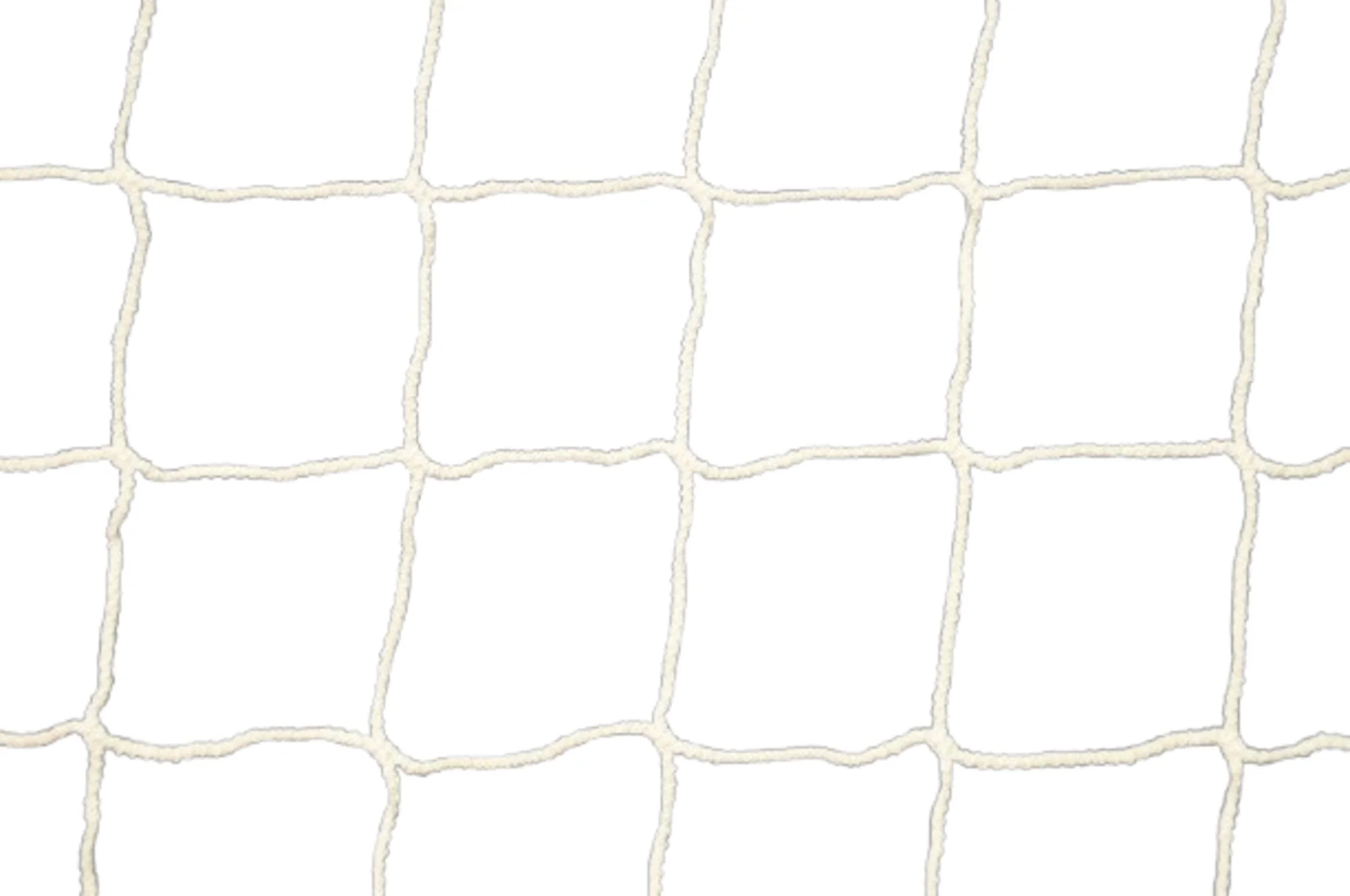 Powershot Fußballnetz - 11er Tor - Europäisch, 7,32 x 2,44 Meter - 4mm Weiß