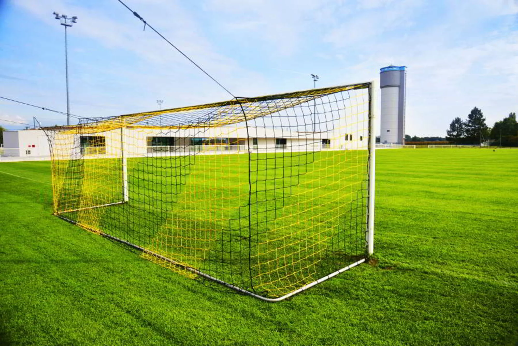 Powershot Fußballnetz - 11er Tor - Europäisch, 7,32 x 2,44 Meter - 4mm Schwarz/Gelb - Image 2