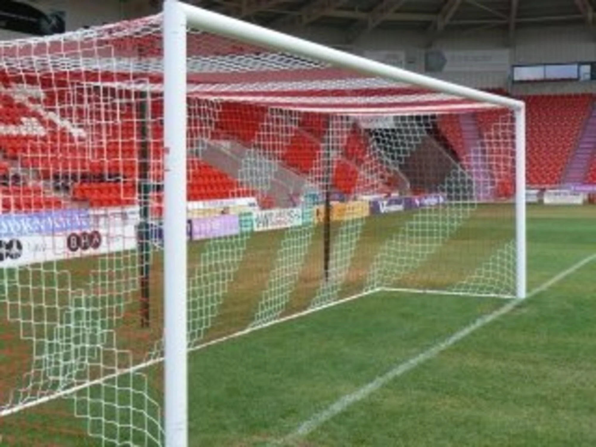 Powershot Fußballnetz - 11er Tor, 7,32 x 2,44 Meter - Europäisch - 4mm Weiß/Schwarz - Image 3