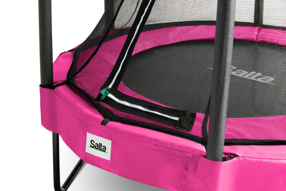 Salta Trampolin Comfort Edition - 153cm - Rund Pink - Image 2