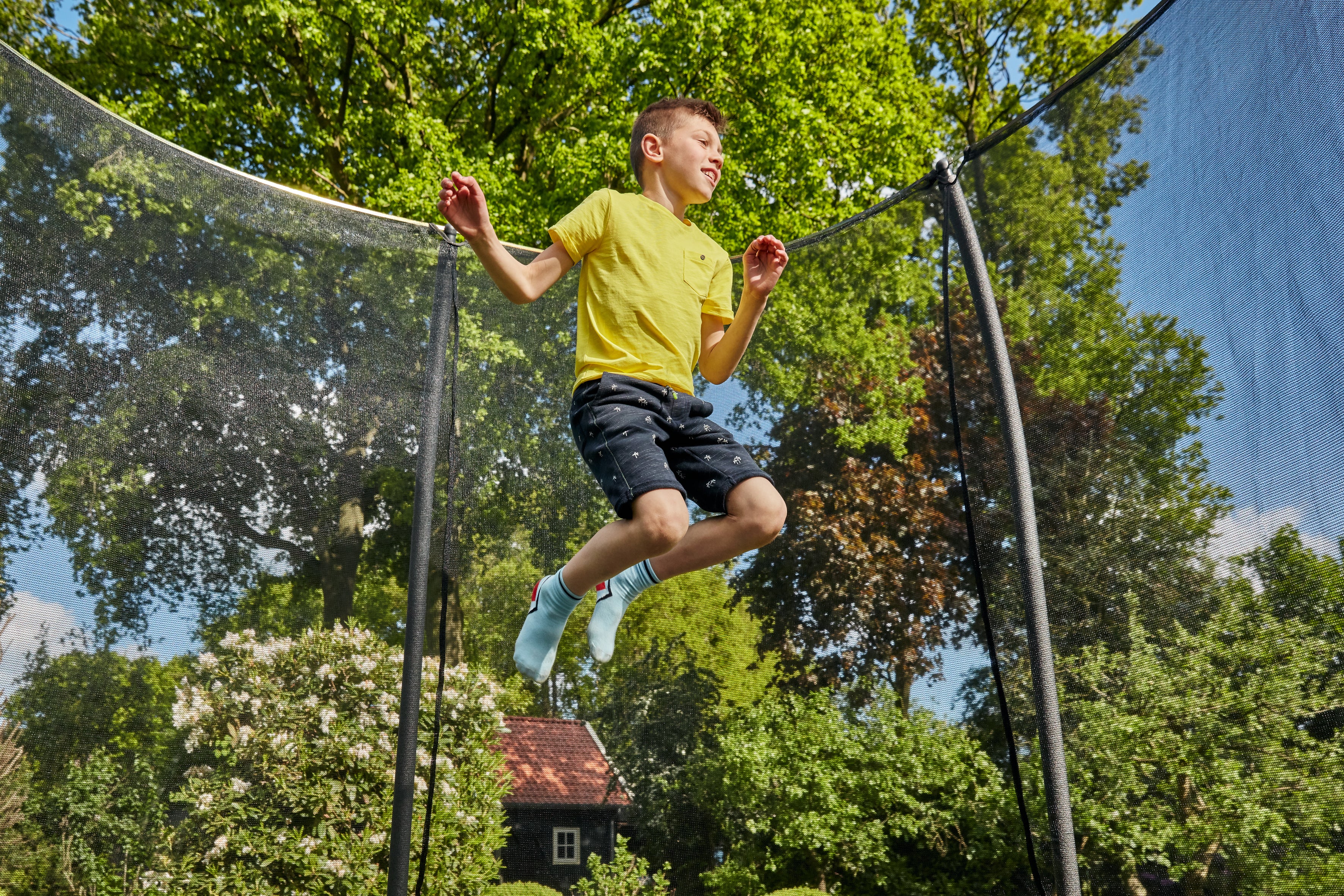 Salta Trampolin Comfort Edition - 251cm - Rund Grün - Image 7