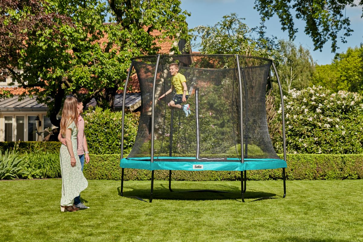 Salta Trampolin Comfort Edition - 396cm - Rund Grün - Image 6