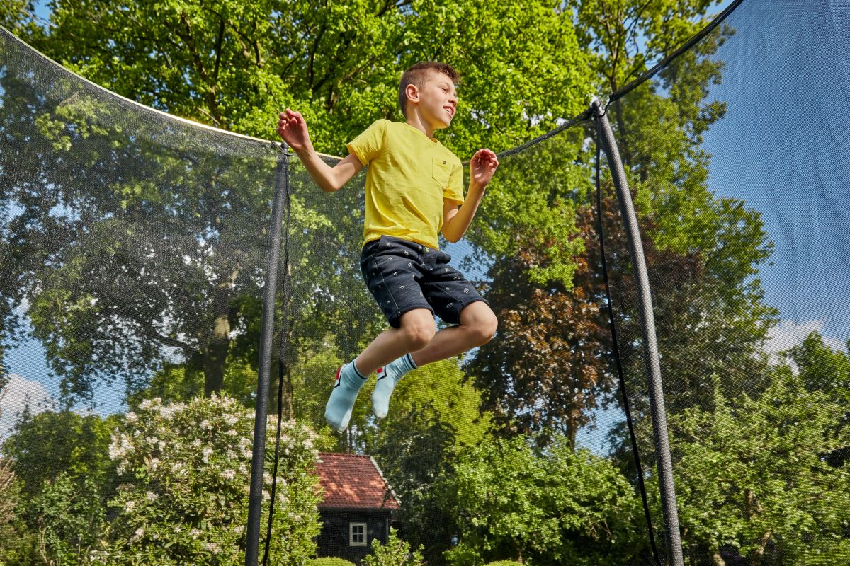 Salta Trampolin Comfort Edition - 305x214cm - Rechteckig Grün - Image 7