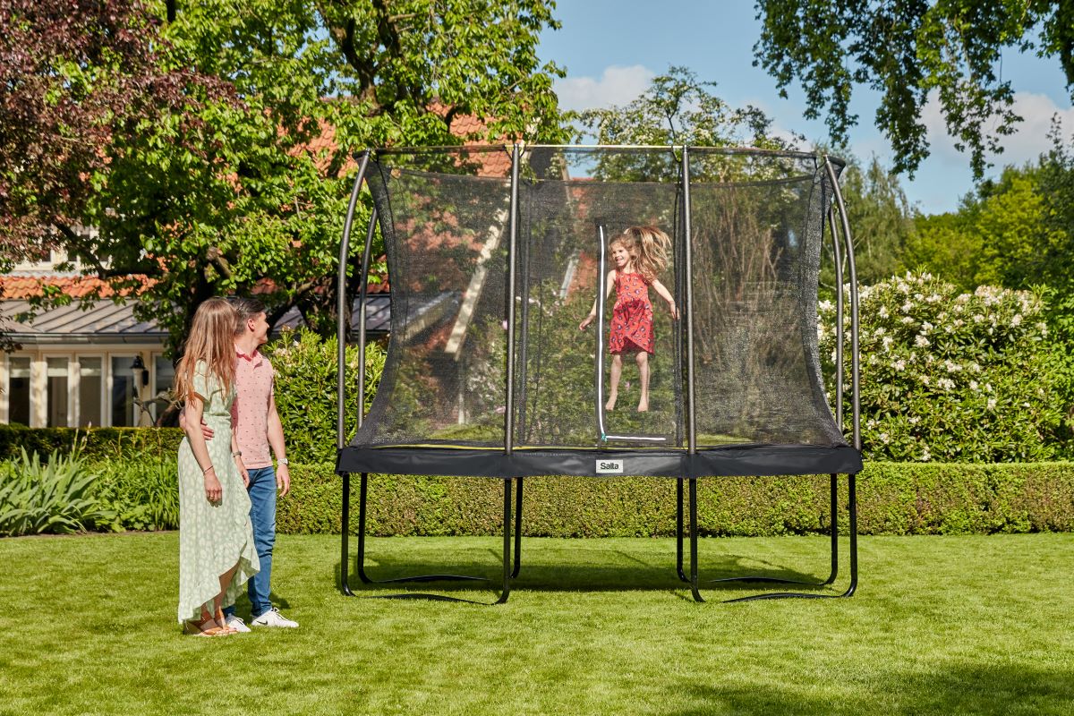 Salta Trampolin Comfort Edition - 366x244cm - Rechteckig Schwarz - Image 6
