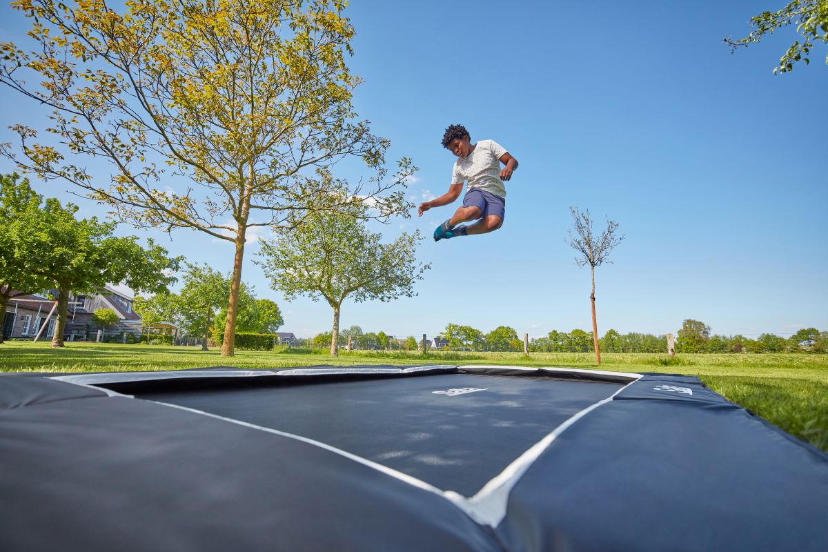 Salta Trampolin Royal Baseground Sports - 305x214cm - Rechteckig Schwarz - Image 8