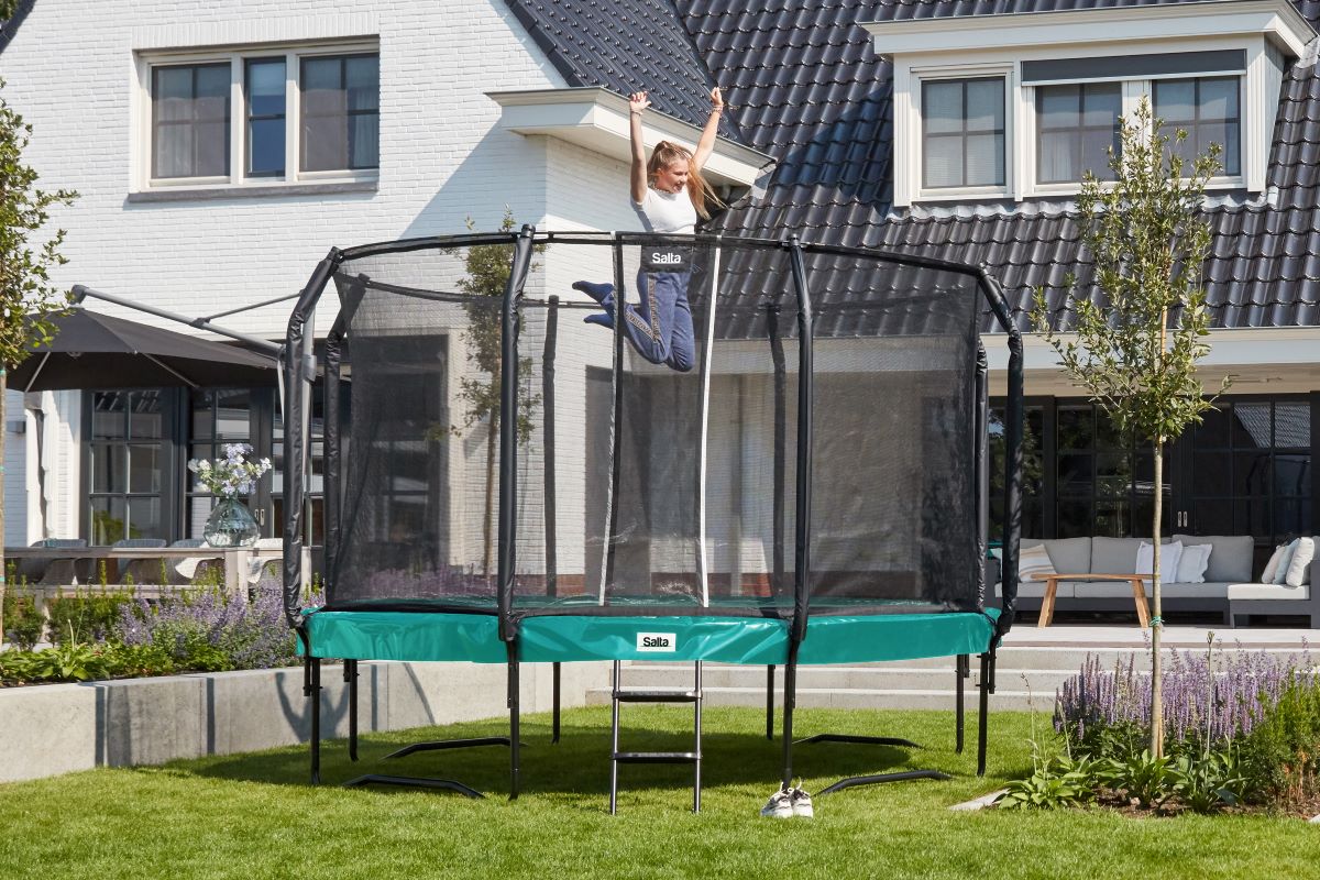 Salta Trampolin First Class - 251cm - Rund Grün - Image 7