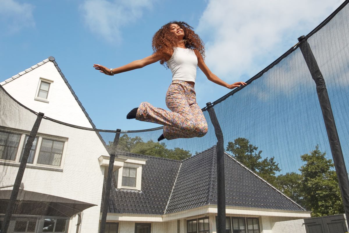 Salta Trampolin First Class - 251cm - Rund Grün - Image 8