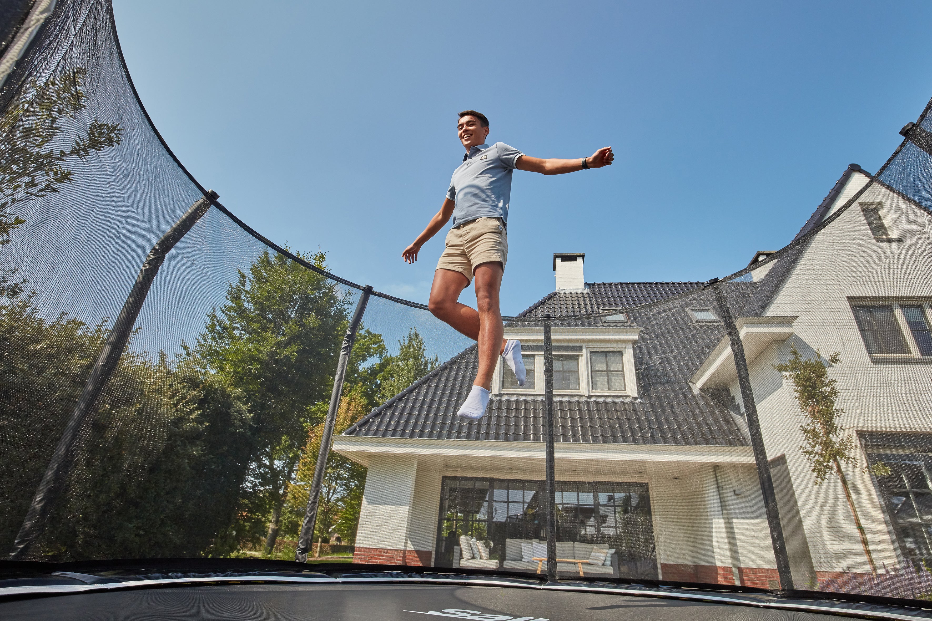 Salta Trampolin First Class - 366cm - Rund Schwarz - Image 8