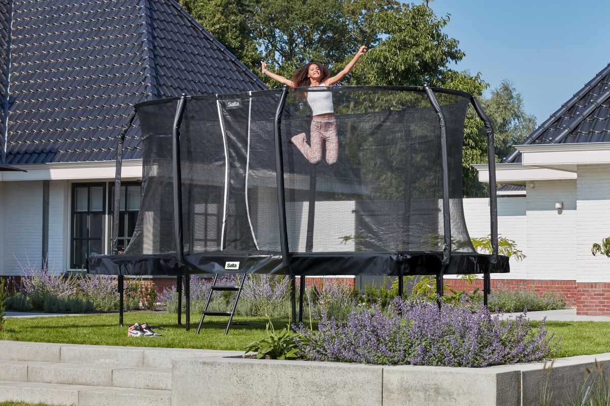 Salta Trampolin First Class - 427x244cm - Rechteckig Schwarz - Image 7