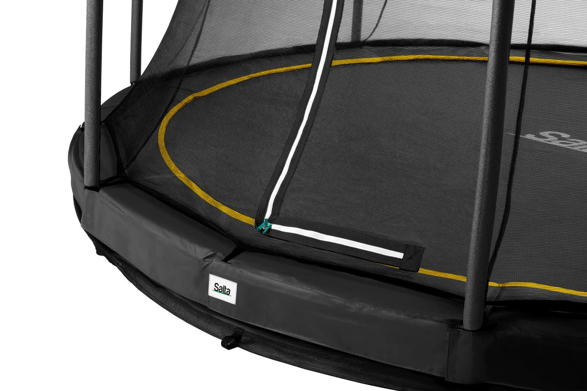 Salta Trampolin Comfort Edition Ground - 366cm - Rund Schwarz - Image 3
