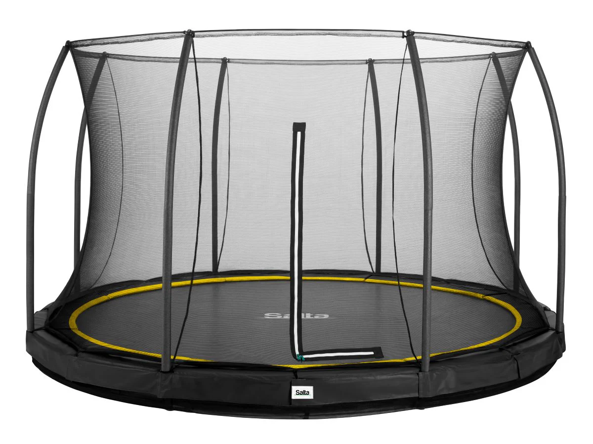 Salta Trampolin Comfort Edition Ground - 396cm - Rund Schwarz - Image 2