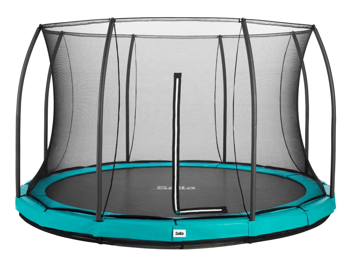 Salta Trampolin Comfort Edition Ground - 396cm - Rund Grün - Image 2