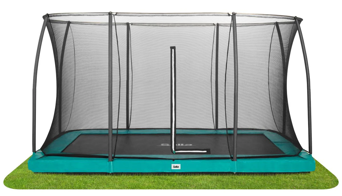 Salta Trampolin Comfort Edition Ground - 366x244cm - Rechteckig Schwarz - Image 8