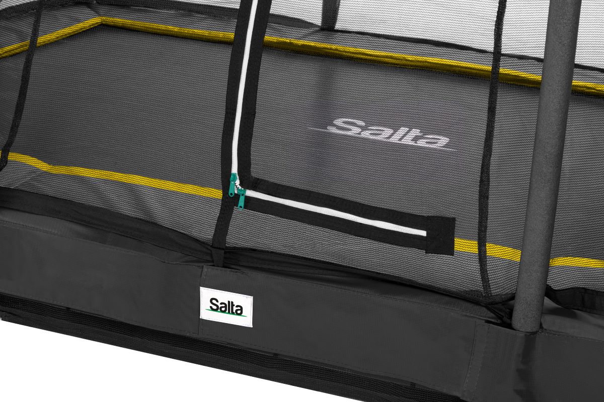 Salta Trampolin Comfort Edition Ground - 366x244cm - Rechteckig Grün - Image 3