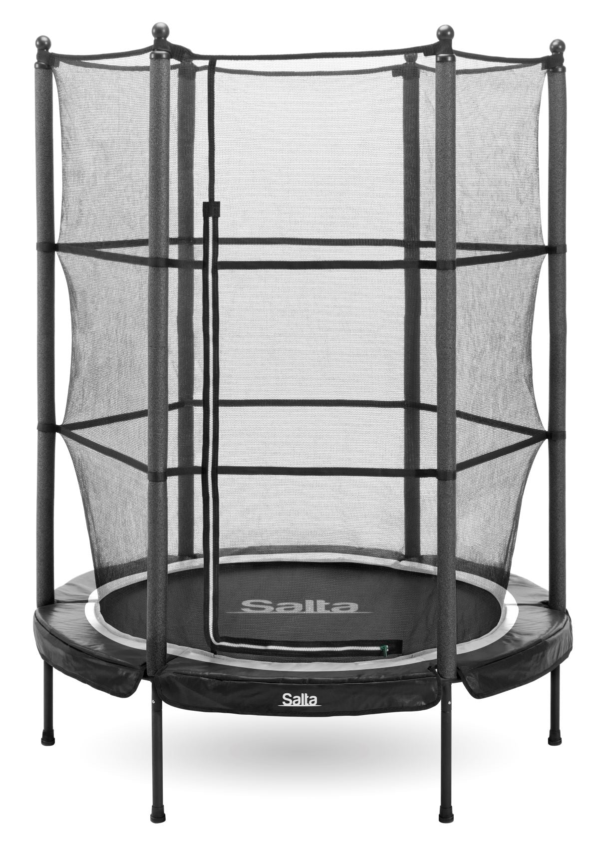 Salta Trampolin Junior - 140cm - Rund Schwarz