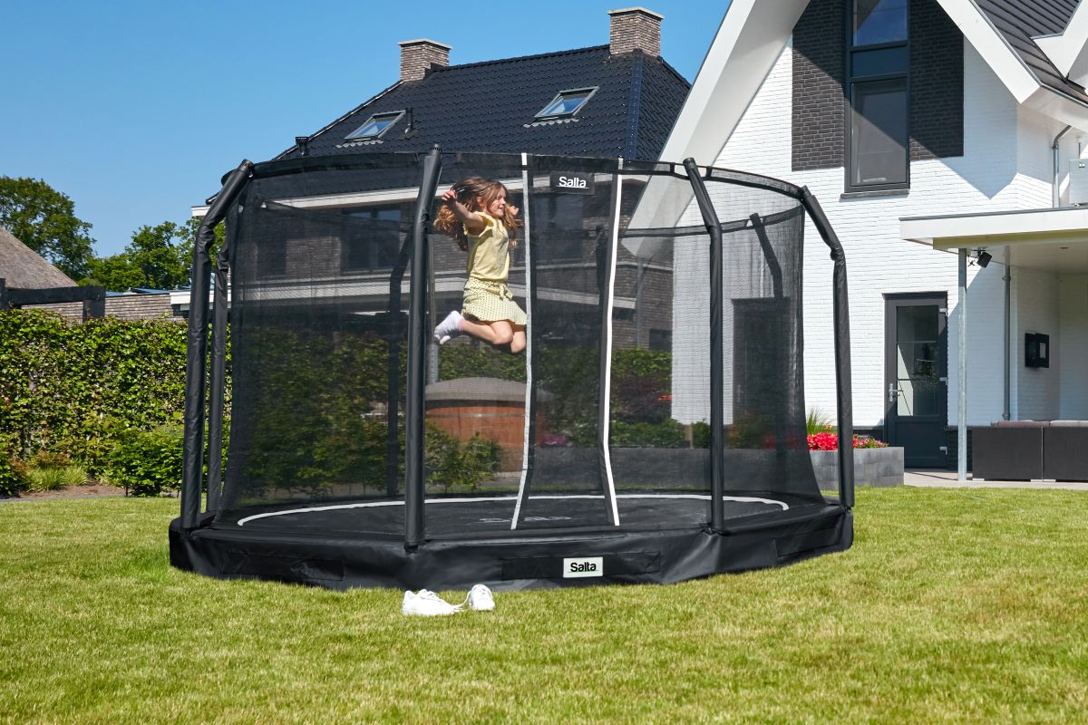Salta Trampolin Premium Ground - 427cm - Rund Schwarz - Image 7