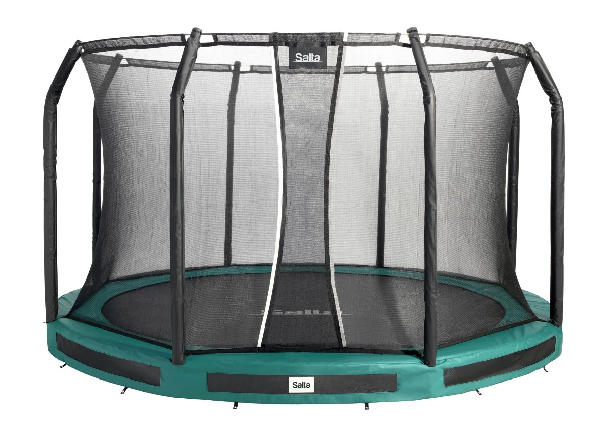 Salta Trampolin Premium Ground - 427cm - Rund Grün - Image 2