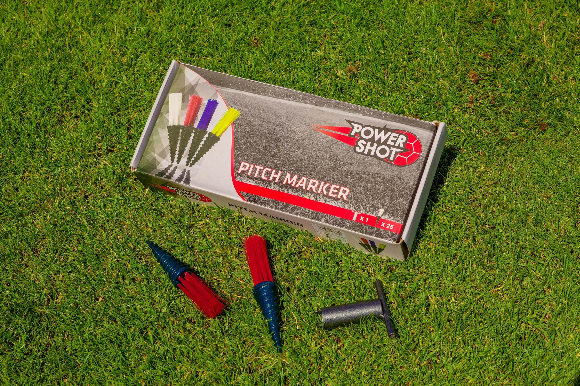 Powershot PITCHMARKER Markierungshilfe - 25er Set + Eintriebshilfe - Image 3
