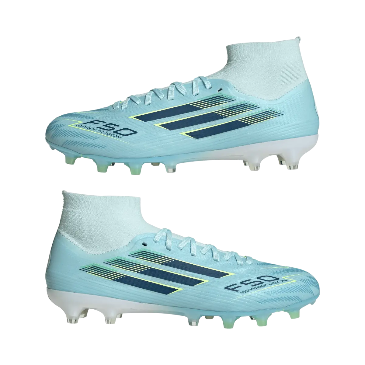 Adidas Fußballschuhe F50 Sparkfusion Pro, Mid Cut Fußballschuhe für feste Böden und Kunstrasen mit Primeknit Schaft - Image 10