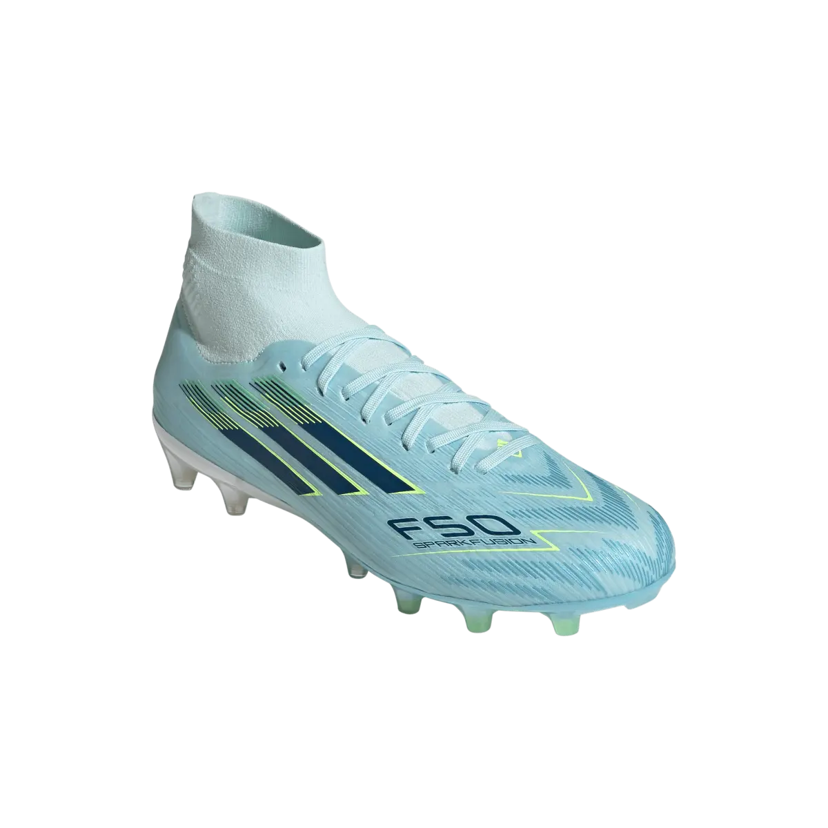 Adidas Fußballschuhe F50 Sparkfusion Pro, Mid Cut Fußballschuhe für feste Böden und Kunstrasen mit Primeknit Schaft - Image 14