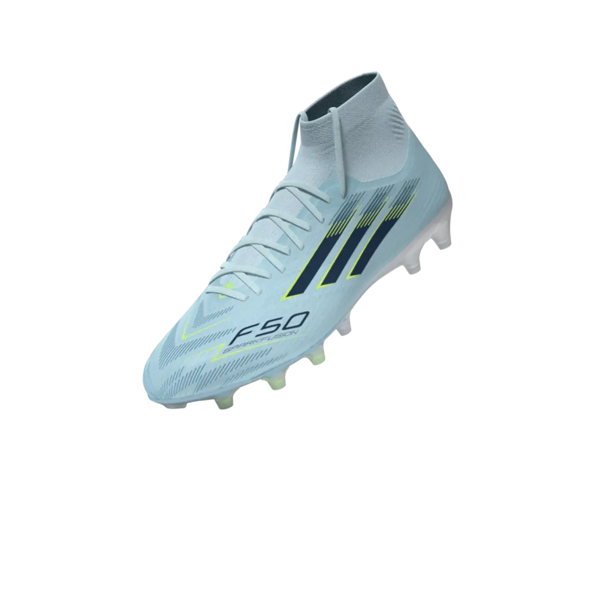 Adidas Fußballschuhe F50 Sparkfusion Pro, Mid Cut Fußballschuhe für feste Böden und Kunstrasen mit Primeknit Schaft - Image 5
