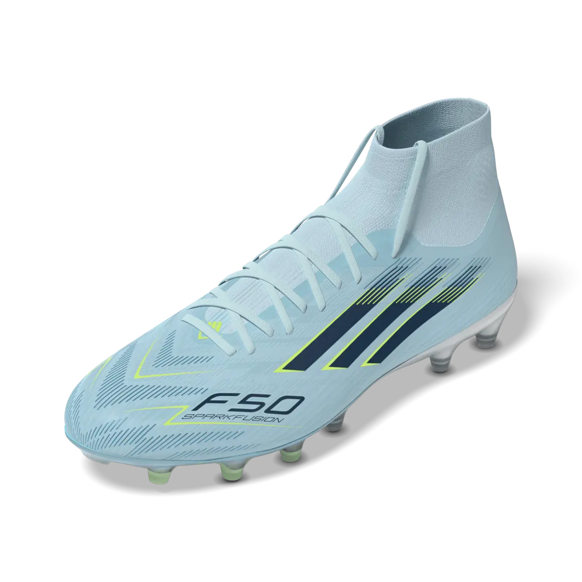 Adidas Fußballschuhe F50 Sparkfusion Pro, Mid Cut Fußballschuhe für feste Böden und Kunstrasen mit Primeknit Schaft - Image 9