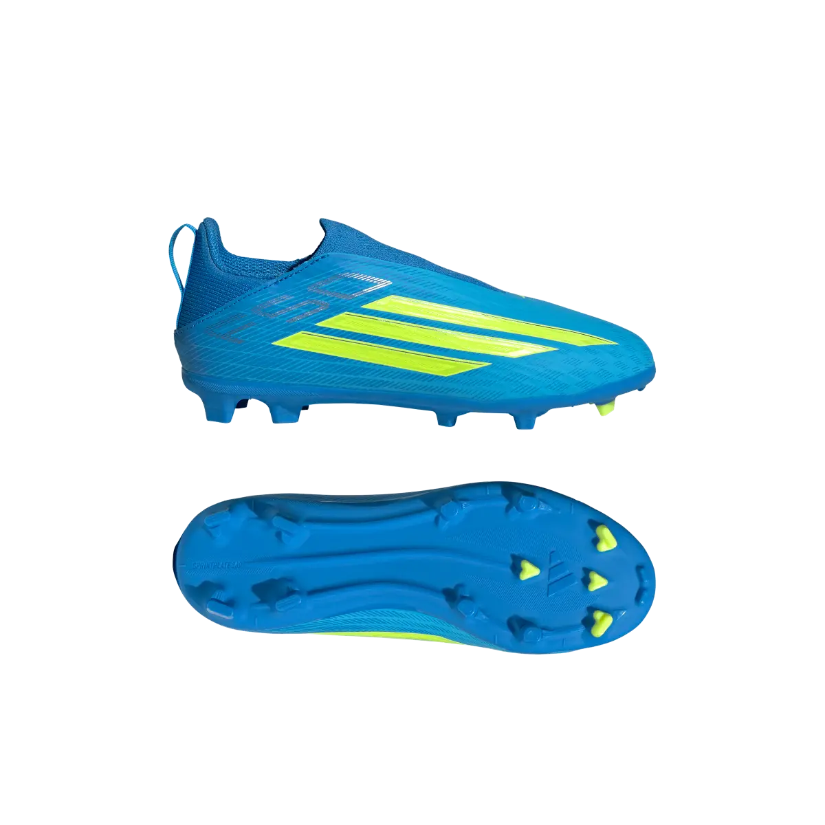 Adidas Kinderfußballschuhe F50 League LL FG/MG, schnürlose Fußballschuhe für feste Böden und Kunstrasen mit Sprintplate 360 - Image 12