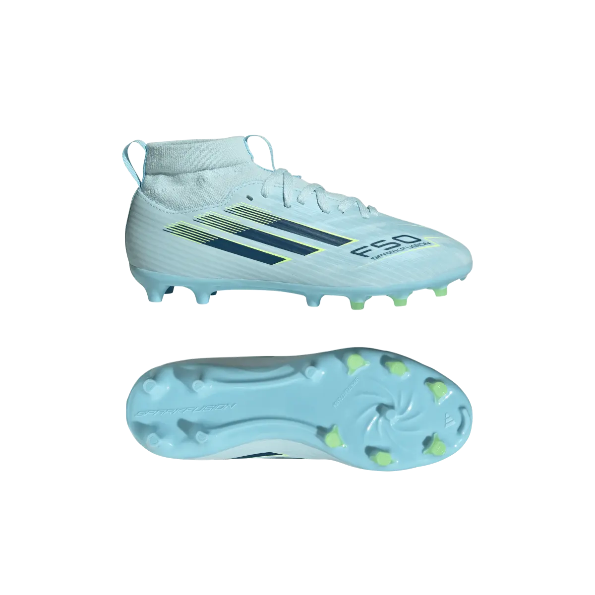 Adidas Kinderfußballschuhe F50 Sparkfusion League FG, halbhohe Fußballschuhe für feste Böden und Kunstrasen mit Sprintplate Fusion - Image 12