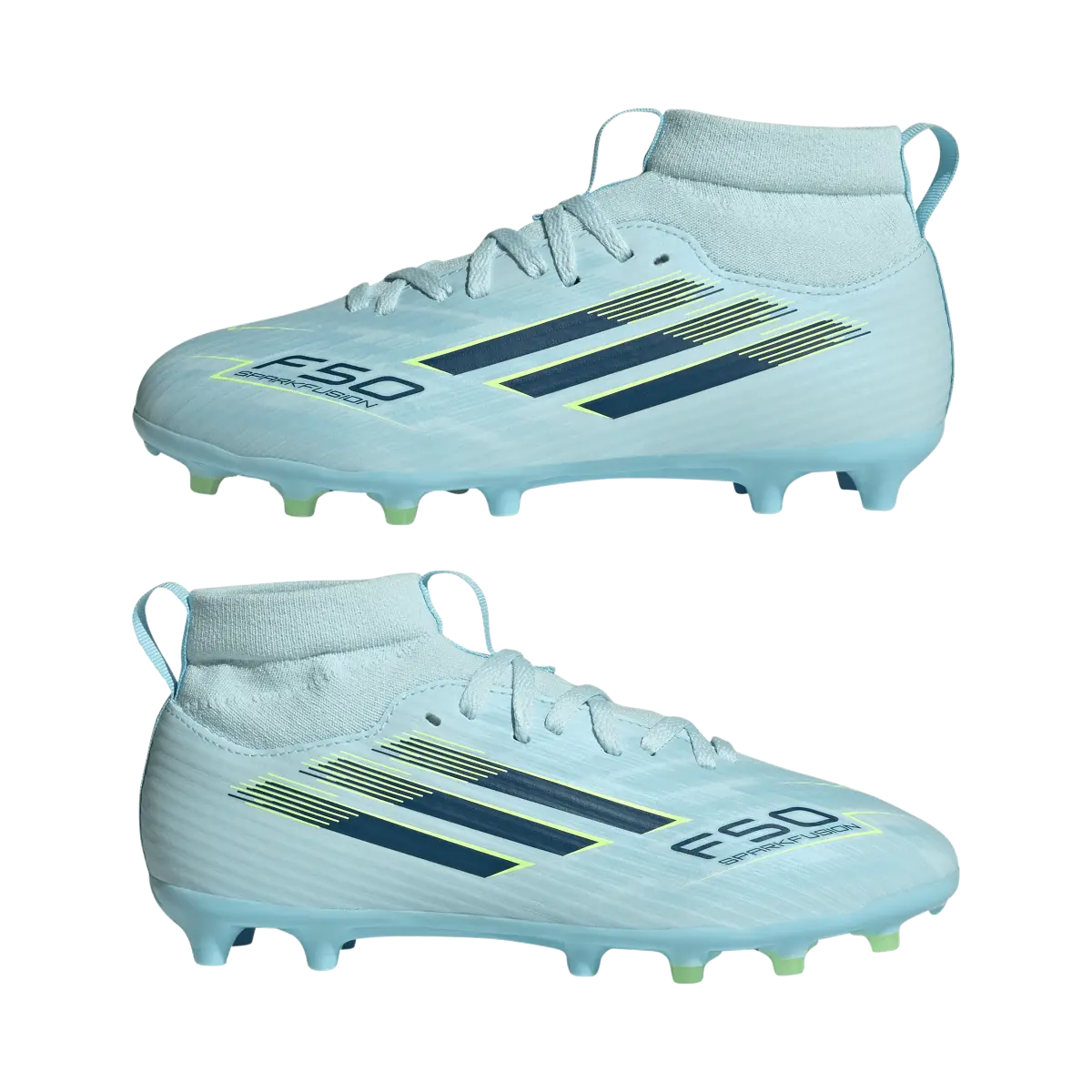 Adidas Kinderfußballschuhe F50 Sparkfusion League FG, halbhohe Fußballschuhe für feste Böden und Kunstrasen mit Sprintplate Fusion - Image 14