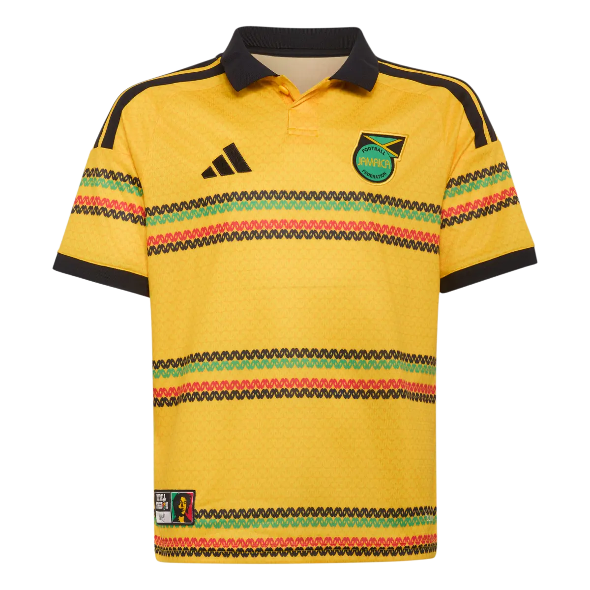 Jamaika Kinderfußballshirt Home Jersey 2026, Bob Marley, Kinder Heimtrikot mit Climacool für Spiel und Fanmomente - Image 6