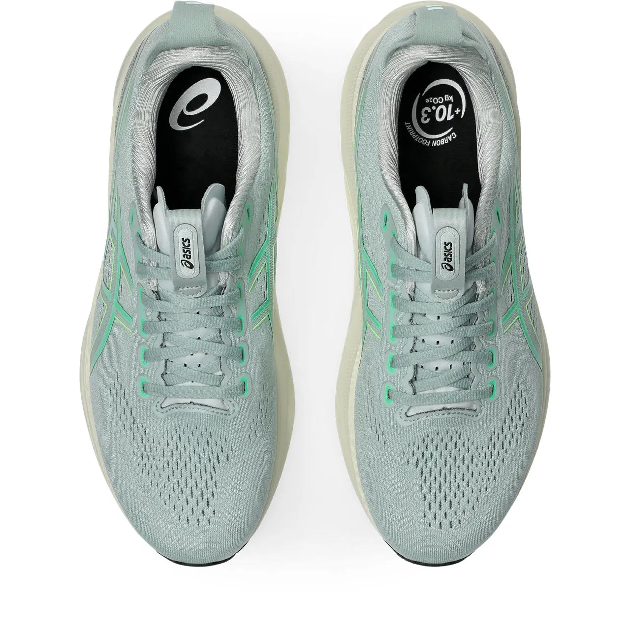 Asics Herrenlaufschuhe Gel-Kayano 32, Cold Moss/Vital Green - Image 6
