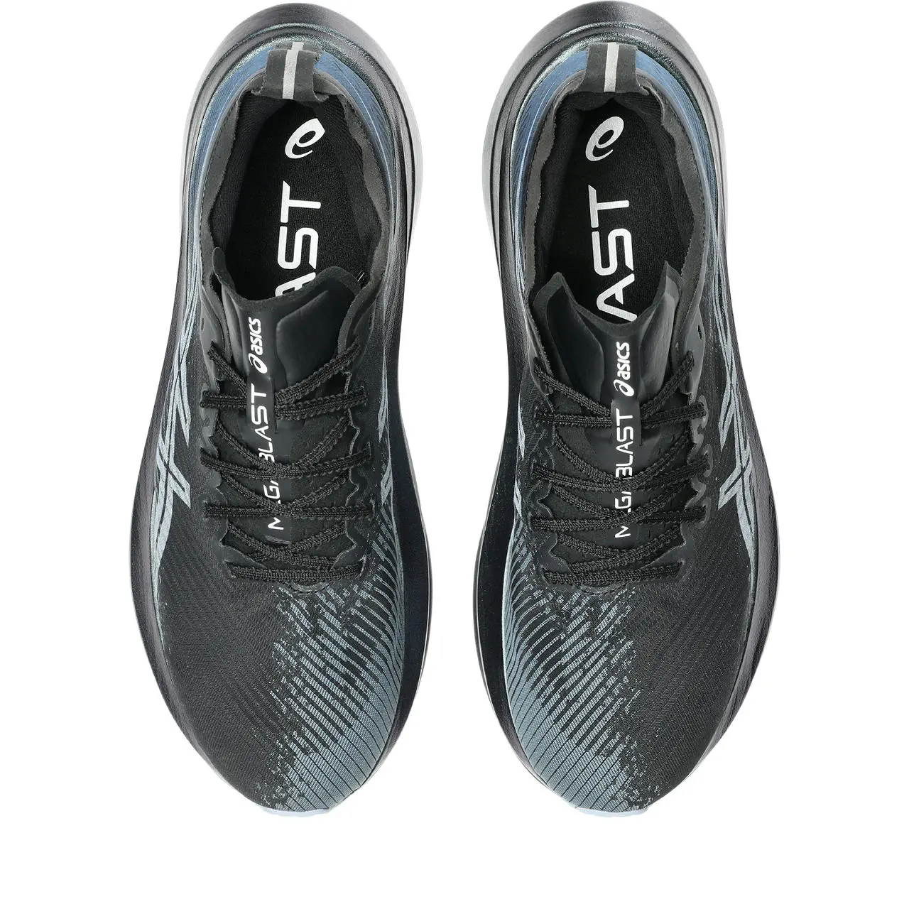 Asics Laufschuhe Megablast, neutrale Straßenlaufschuhe mit maximalem Bounce für schnell, black/white - Image 6