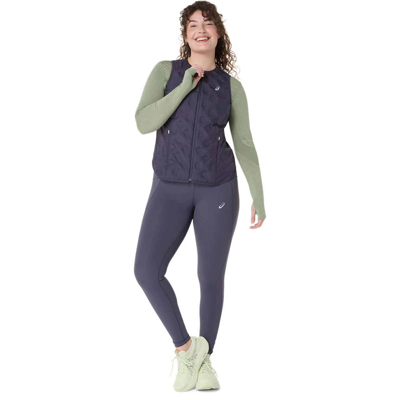 Asics Damenweste Nagino Run Padded Gilet - Image 3