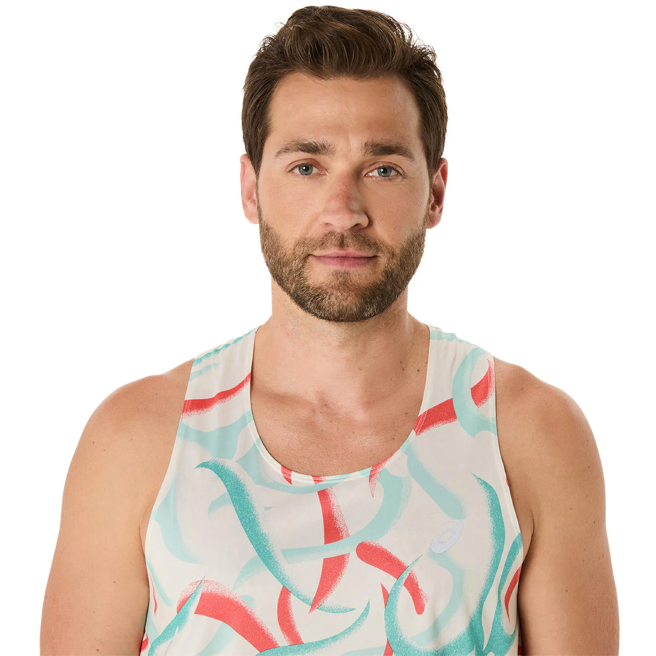 Asics Herrenlaufshirt Road All Over Print Singlet - Image 4