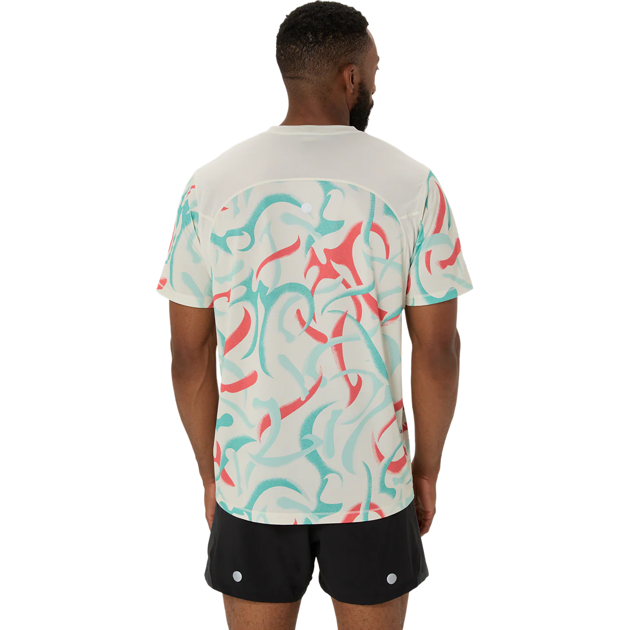 Asics Herrenlaufshirt Road All Over Print SS Top - Image 2