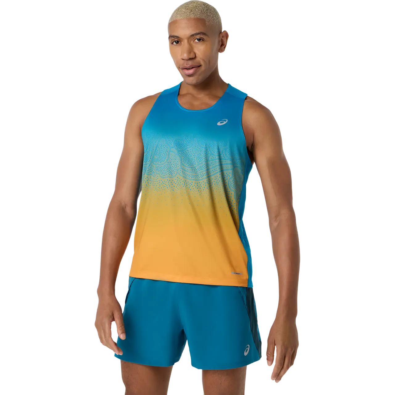 Asics Herrenlaufshirt Road Fade Singlet - Image 4