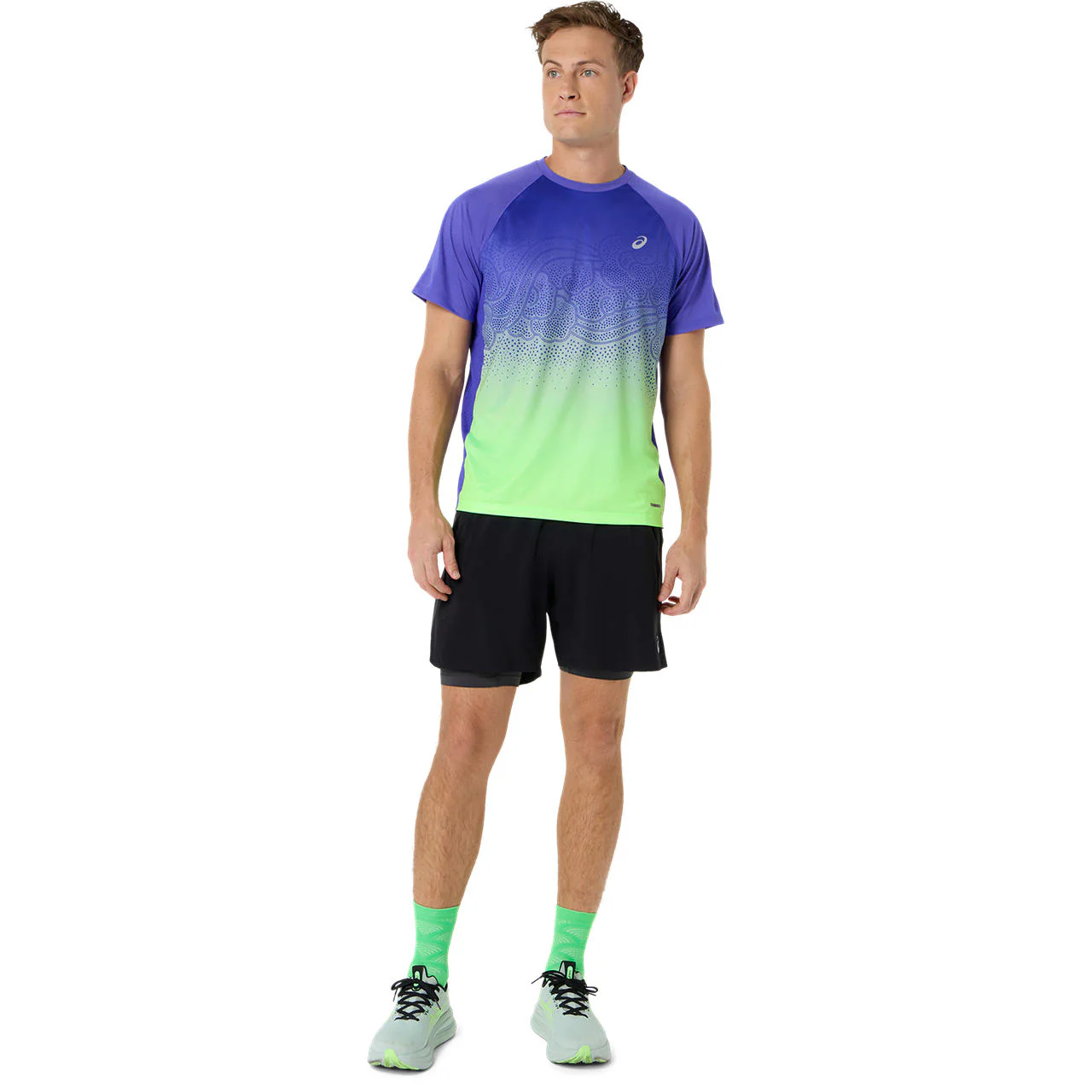 Asics Herrenlaufshirt Road Fade SS Top - Image 8