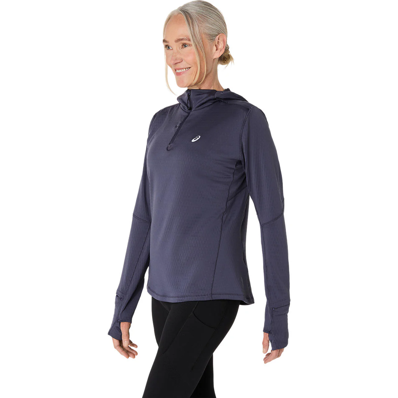 Asics Damenjacke Road Winter LS Hoodie - Image 3