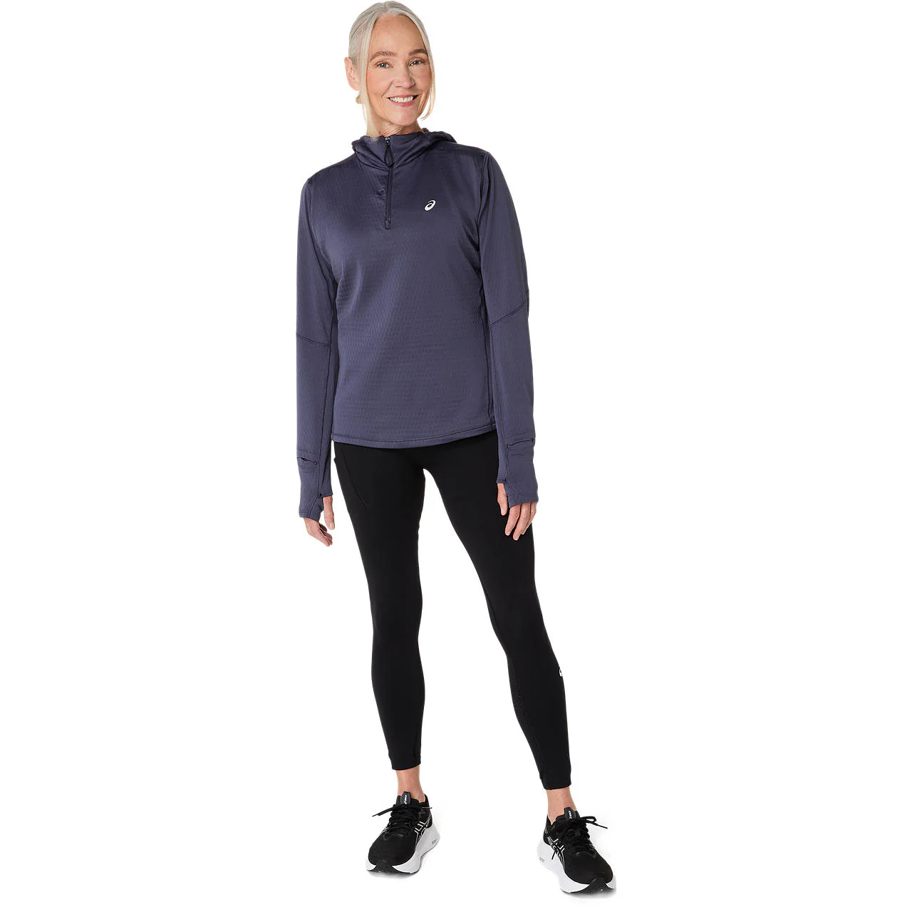 Asics Damenjacke Road Winter LS Hoodie - Image 4