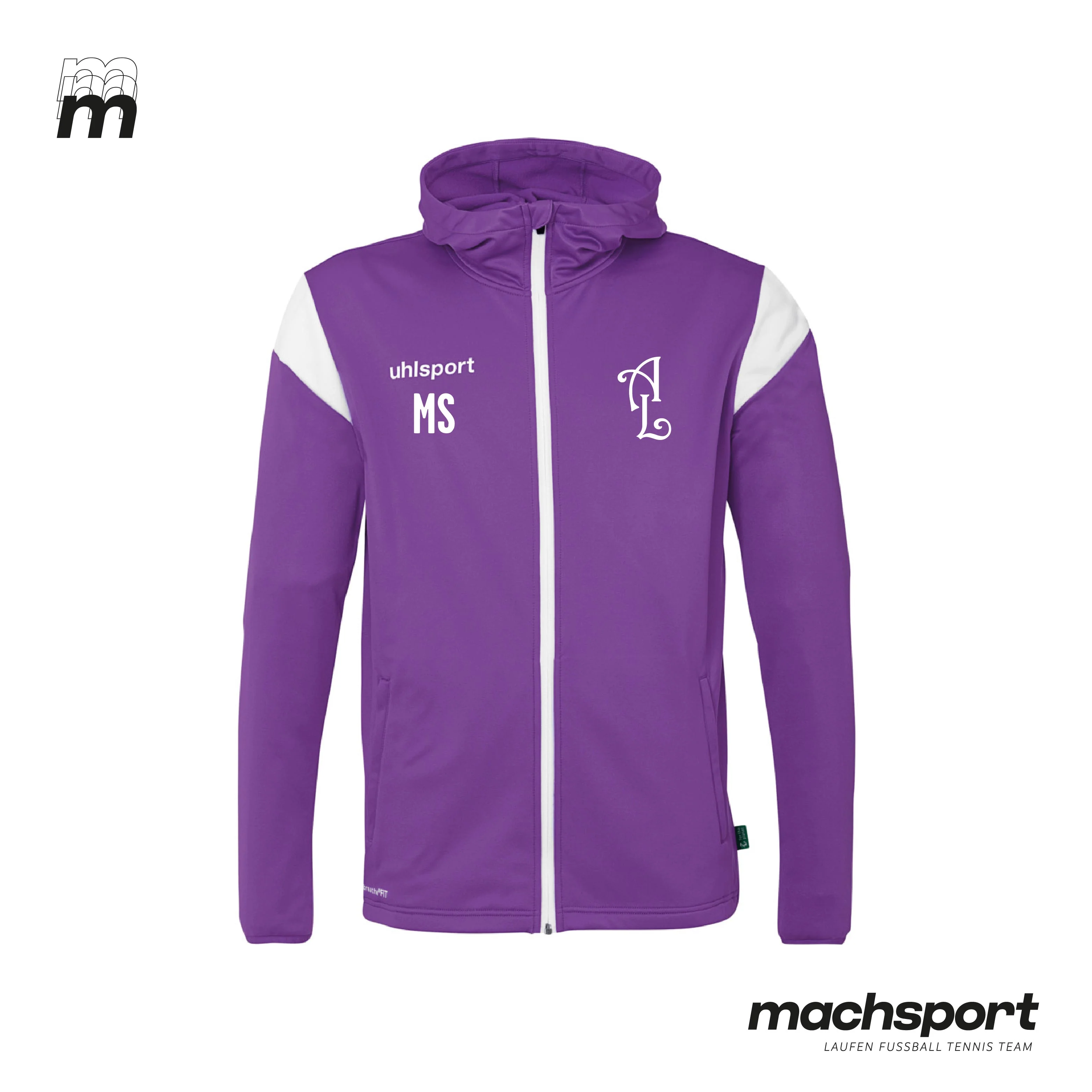 ASKÖ Leonding Fan Jacke mit Kapuze Retro