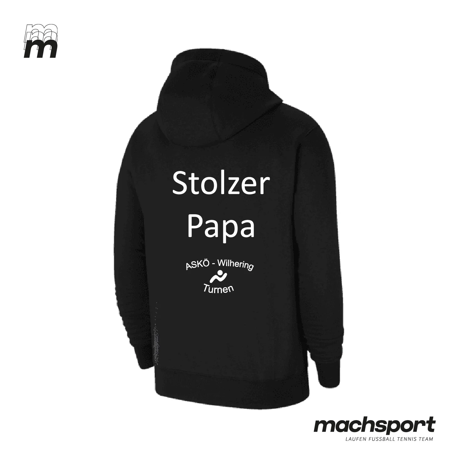 ASKÖ Wilhering Turnen Hoodie "Stolzer Papa" - Image 2