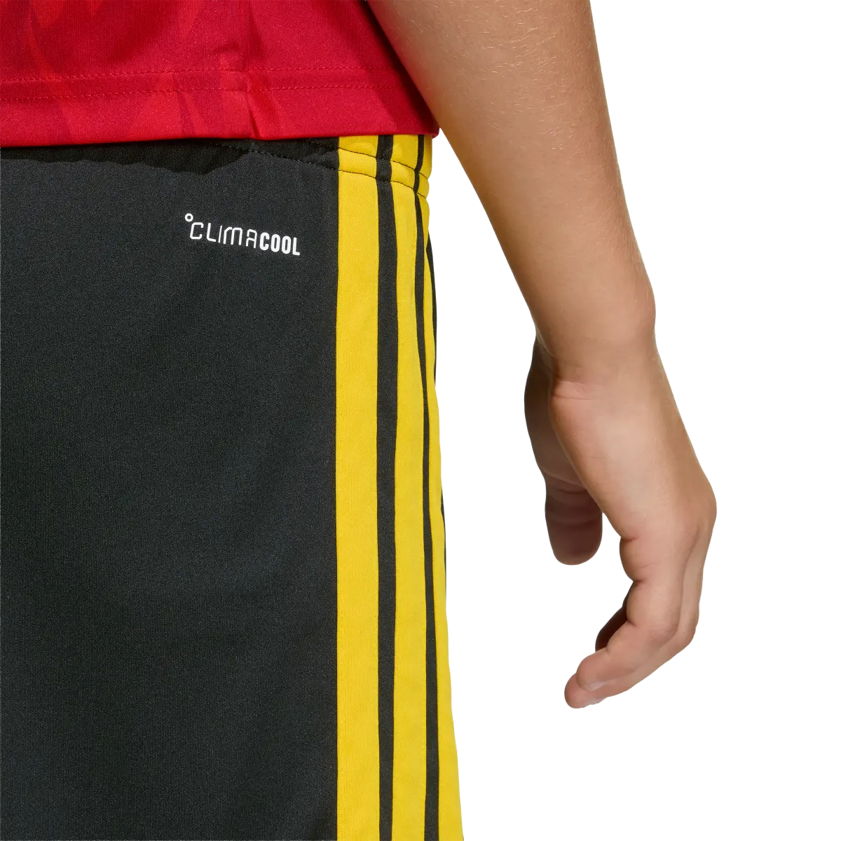 Belgien Kinderfußballshort Home 2026, Heimshorts mit Climacool für Spiel, Training und Fan Einsatz - Image 6