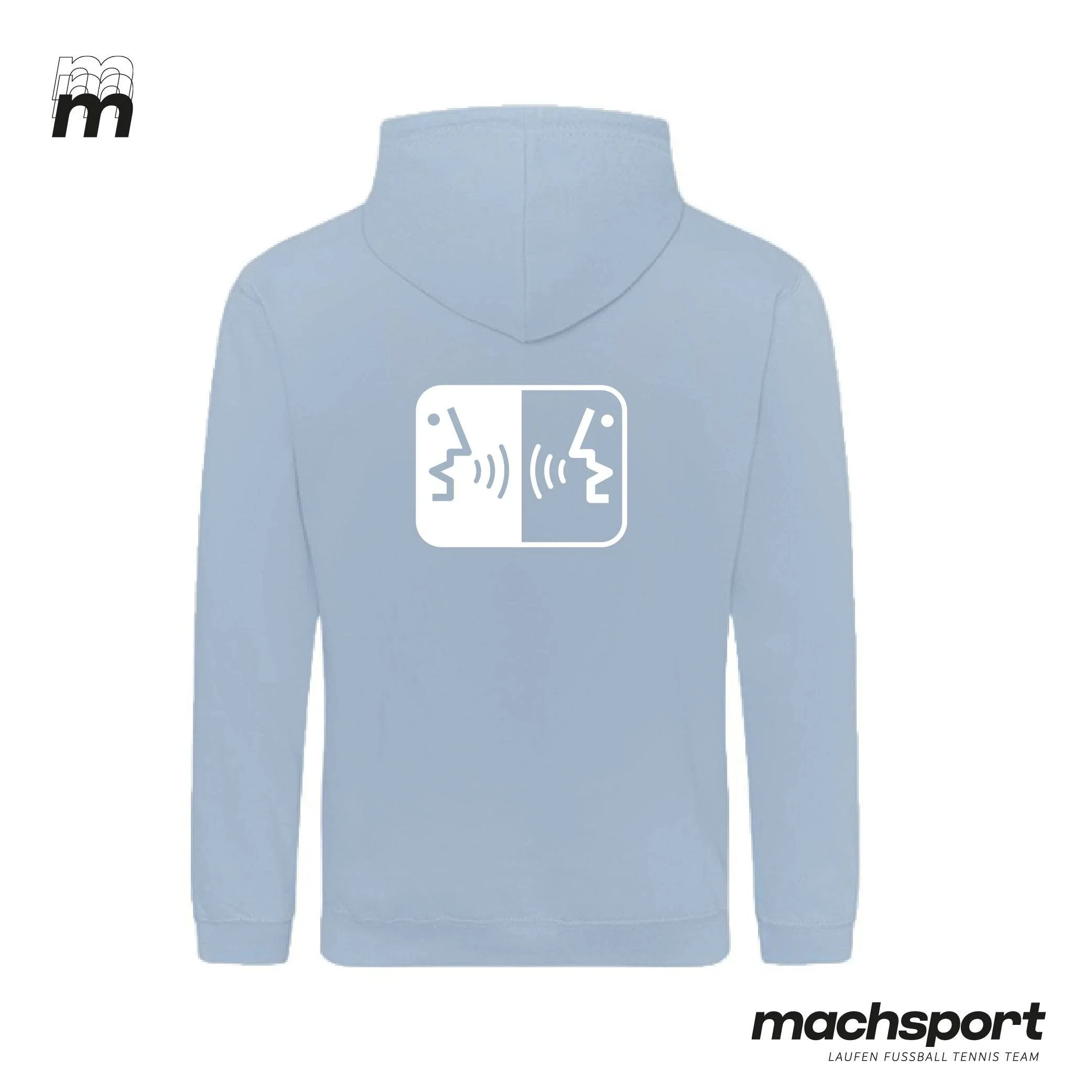 Borg Linz Hoody dusty blue - KOMMUNIKATION