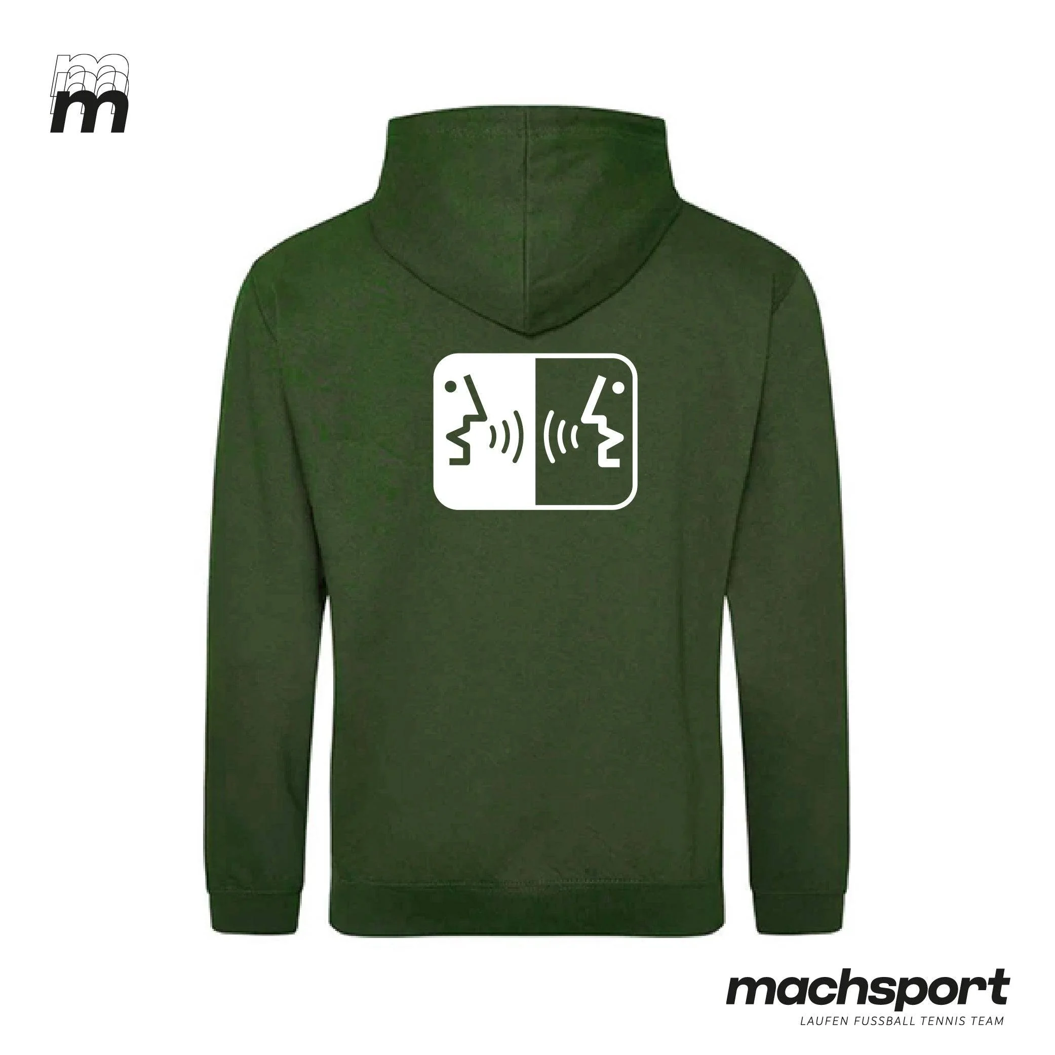 Borg Linz Hoody earthy green - KOMMUNIKATION