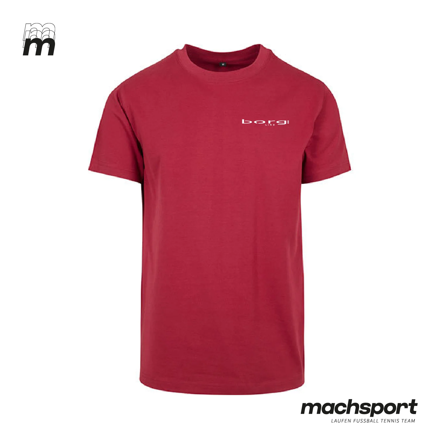 Borg Linz Shirt burgundy - KOMMUNIKATION - Image 2