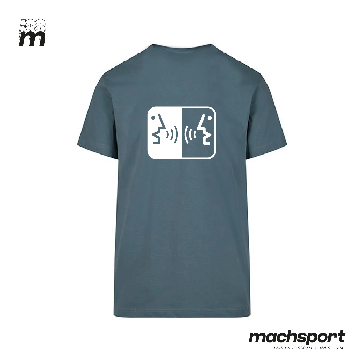 Borg Linz Shirt dusty blue - KOMMUNIKATION