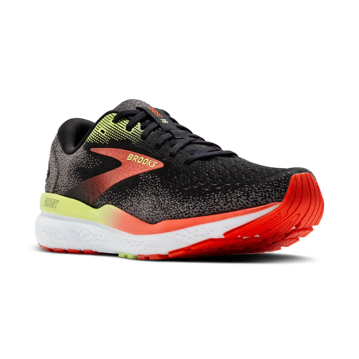 Brooks Herrenlaufschuhe Ghost 16, neutrale Laufschuhe für tägliches Training mit DNA Loft v3 Dämpfung, schwarz - Image 4