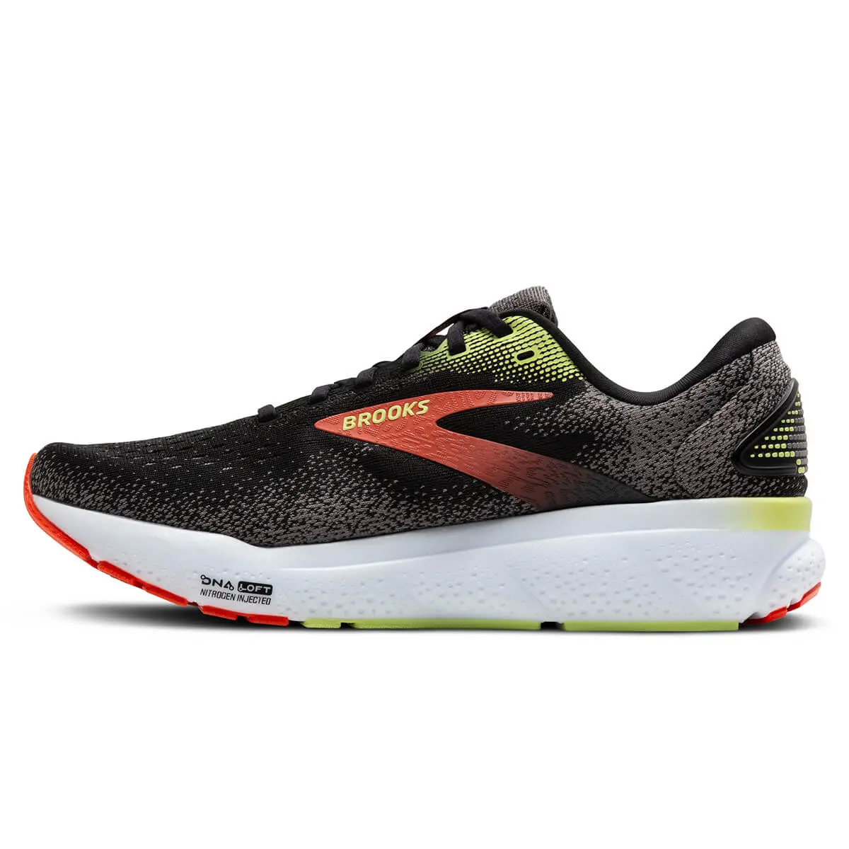 Brooks Herrenlaufschuhe Ghost 16, neutrale Laufschuhe für tägliches Training mit DNA Loft v3 Dämpfung, schwarz - Image 5